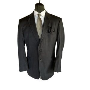 Jos. A. Bank Black Sport Coat with Notched Lapel